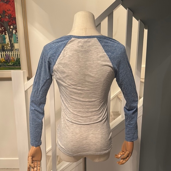 True Religion Long Sleeve Raglan Style. Faux Rhinestone Embellishment - Picture 3 of 4